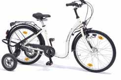 pedalbrems hjelpemotor BionX 250W48V6,6Ah kranksensor 3-18 spesial sykkel 24 Anbefales til ungdommer fra 13 til 16 år. Skrittlengde 57-90 cm. Varenr.