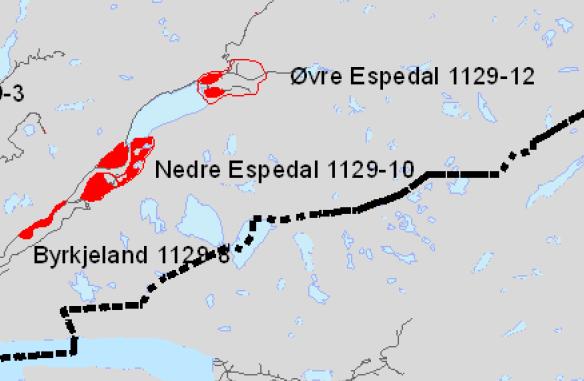 Figur 11 Utsnitt av regionalplan for byggeråstoff i Ryfylke. 4.1.5 Regionalplan for massehåndtering på Jæren 2018-2040 Planen ble vedtatt 13.12.2017.