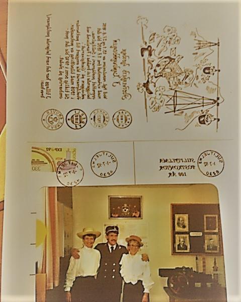 H Her er et historisk tilbakeblikk fra tidligere Sulitjelma postkontor. Bildet er fremskaffet av vårt lokalt beboende styremedlem.