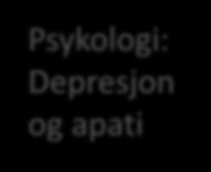 Psykologi: Depresjon og