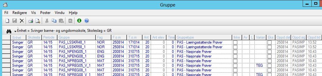 Samhandling med PAS trinn 1 Hente