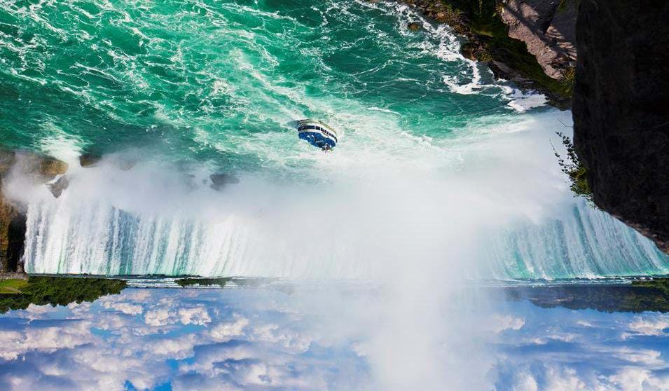 Niagarafallene i provinsen Ontario - Togreise i Canada Dag 3: Niagara Falls - heldagsutflukt I dag kan dere se frem til en fantastisk utflukt til Niagarafallene.