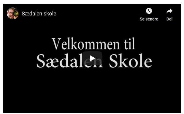 Filmen om Sædalen skole: https://www.