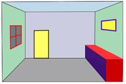 2.3 Geometri i yrkesliv, kunst og arkitektur 2.4 Flislegging 1) Et kart har målestokk 1 : 1000 000.