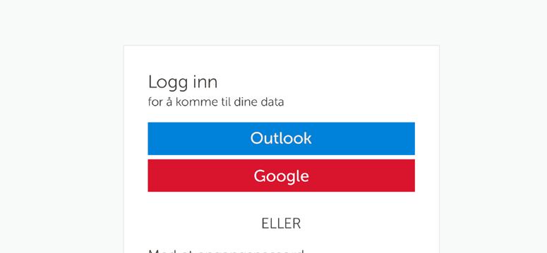 Slik fungerer automatisert SESAM GDPR PLATTFORM 1. Ola Nordmann ønsker innsyn i sine data. Dette kan han få ved å logge på SESAM GDPR PLATTFORMEN, levert i virksomhetens visuelle identitet.