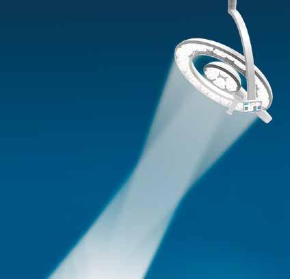 optimal. Sammen med den dype lyssøylen minsker Dynamic Obstacle Compensation behovet for å justere lampen.