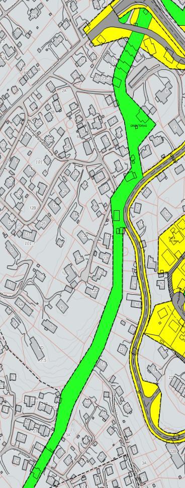 Området er preget av frittliggende småhusbebyggelse som har vokst fram gjennom «eplehagefortetting». Hoffgårdløkka er et rolig og populært boligområde med gode bokvaliteter.