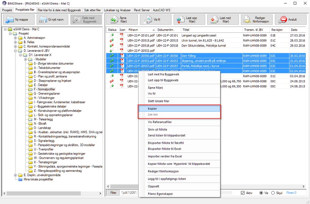 BIM2Share Extended Workspace: Brukerveiledning side 10/47 3.