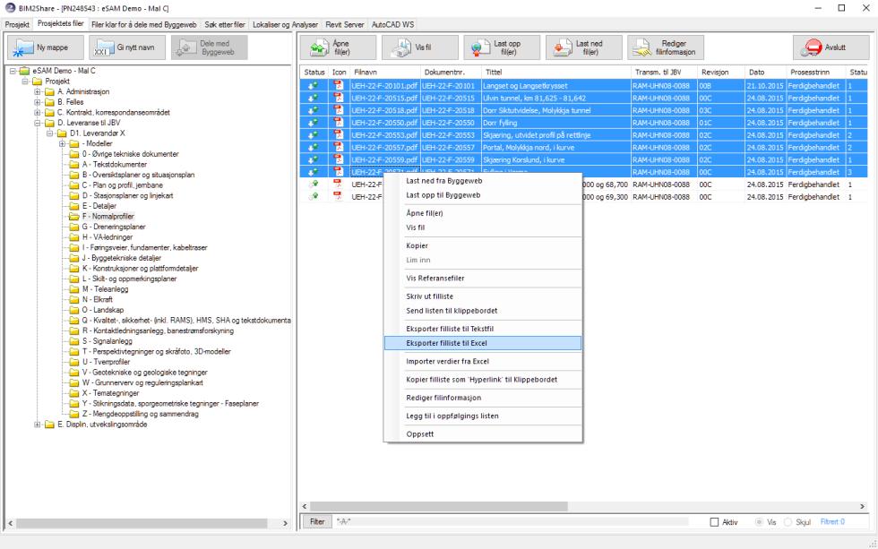 BIM2Share Extended Workspace: Brukerveiledning side 13/47 3.