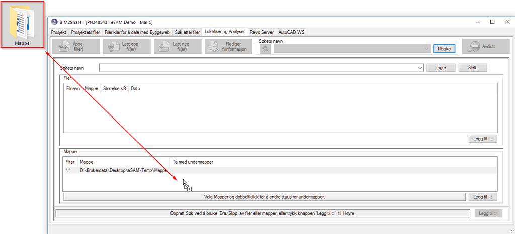 BIM2Share Extended Workspace: Brukerveiledning side 45/47 5.3.