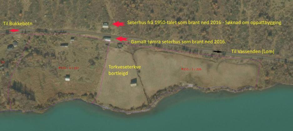 dagsett 03.02.2017, til å stå for oppattføring av nytt seterhus i Høydalen etter att det gamle brann. I den samanhengen dette vere ansvarshavande og med rett til å klage for tiltakshavaren.