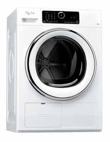6503839 Whirlpool vaskemaskin 8 kg Premium frontmatet vaskemaskin fra Whirlpool med eksklusiv 6th SENSE-teknologi som tilpasser innstillingene dynamisk til hver vask, og gir ideell behandling av alle