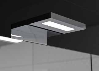 Varmhvitt lys: 4000K. Pris 1440,- NRF nr. 7011498 Skín LED vegglampe/speilbelysning 50 cm Skín LED-lampe har et stilrent design, og tilfører badet et sterkt og godt varm hvitt lys.