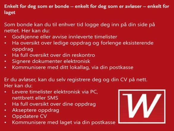 Webtemp No har webtemp vore i bruk i 1 år, og vi har jobba med å få medlemmane/lønsmottakarene til å ta i bruk elektroniske timelister.