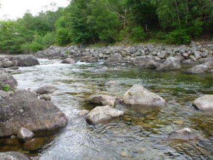 kulplengde < 1 elvebredde Trinn-kulp