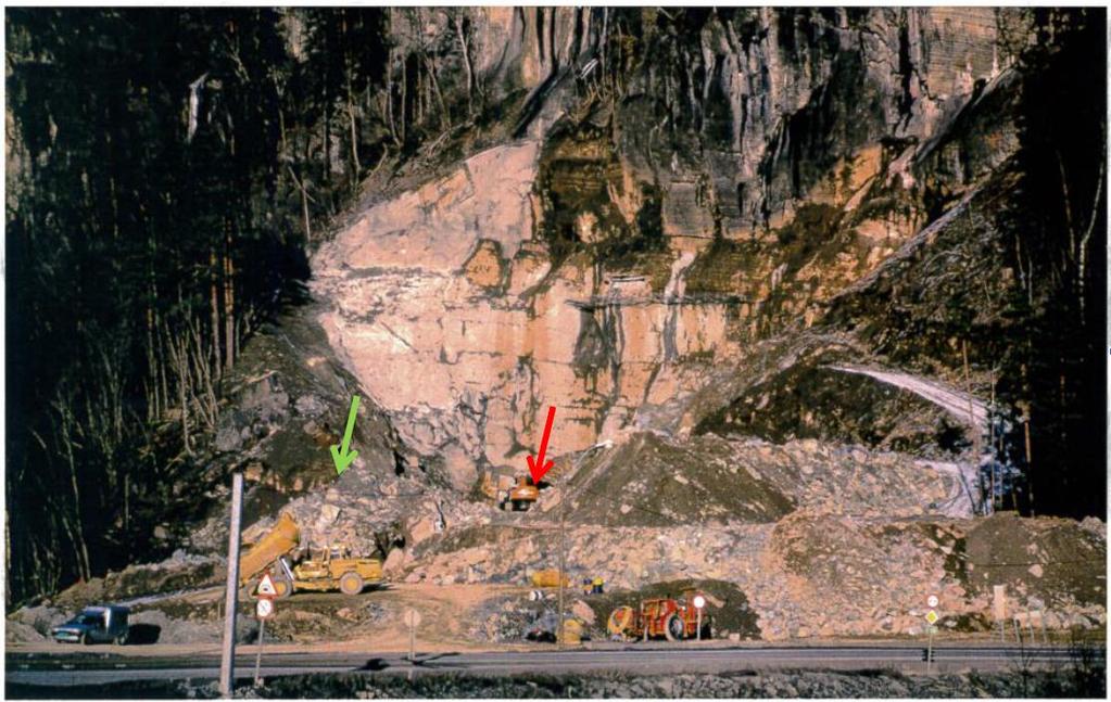 Det er usikkerhet rundt bergoverdekningen ved påhuggsplasseringen og første ca. 150 meter av Bambletunnelen der den krysser under ura før den går inn i fjellet under Høgenhei.