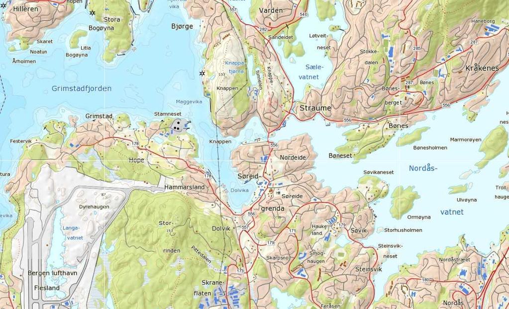 repo001.docx 2012-03-29 Planområdet Figur 2. Oversiktskart over planområdets beliggenhet. Hentet fra www.norgeskart.no. 1.
