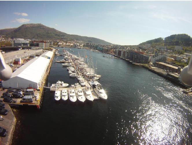 Bilde fra båtmessen som ble avholdt i april 2014.