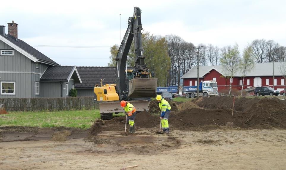 Under forundersøkelsen registrerte fylkeskommunen tre, forhistoriske lokaliteter langs Rv 23 mellom Gilhusveien Amtmannsvingen.