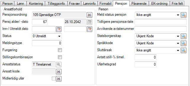 Sats per år Rapporteres ikke 1 Fast lønn fastlonnutb LonnDenneMnd Inngår 2 Faste tillegg tilleggfast LonnDenneMnd Inngår 3 Variable tillegg tilleggvar LonnDenneMnd Inngår 5 Timelønn timelonn