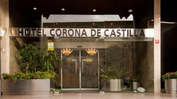 2 HOTELL DAG 1 og 2: BURGOS: Hotel Corona de Castilla 4* Calle Madrid, 15, 09002 Burgos,