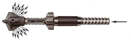 Selvborende bolt Ischebeck TITAN injeksjonsstål kan brukes til bergsikring som for eksempel bergbolt, bergforankring og feste av steinsprangnett.