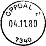 Stempel nr. 15 Type: I22N Utsendt 4 Innsendt Registrert brukt fra 1-6-80 HT til 17-1-87 IWR Stempel nr.