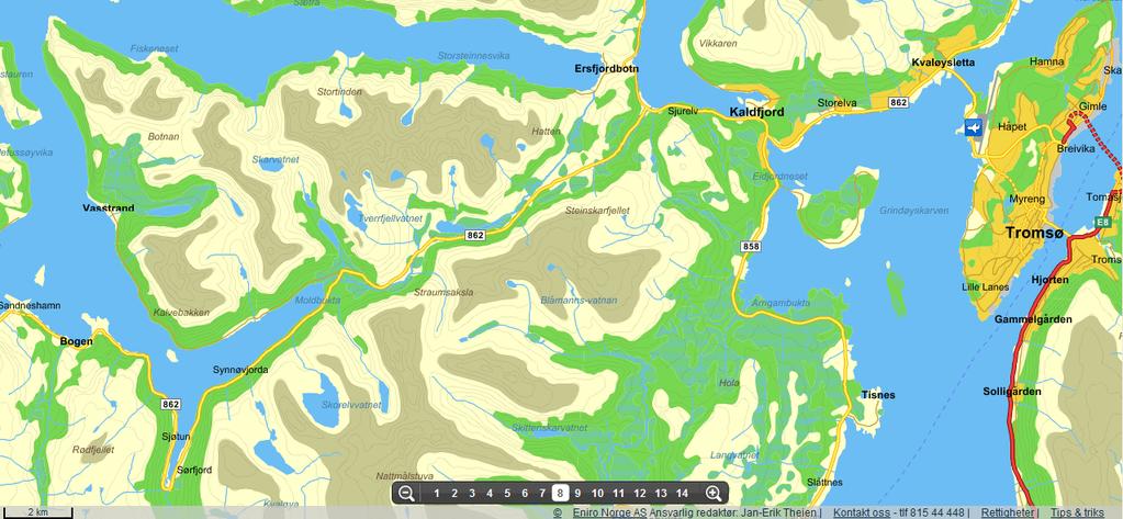Grunnvannsundersøkelser i Kattfjord 6 Ut fra totalt antall innbyggere og type abonnenter er det stipulert et totalt vannbehov på ca. 0,8 l/s.