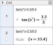Eksempel 4 Metode for å finne ukjente vinkler. En snekker trenger å vite takvinkelen v.