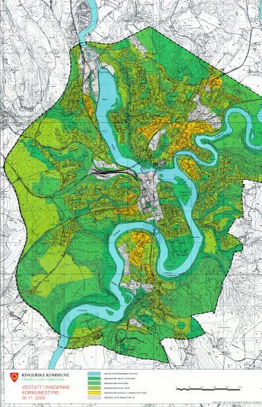 Grønnstrukturplanlegging i Hønefoss i dag Grønn plakat 2000 Basert på sammenstilling av temakart som avdekker