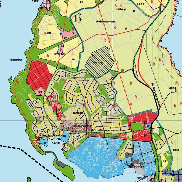 rekreasjonsområder og parker, Friluftsliv er hovedmotivet Flerfunksjonalitet nevnes, hovedsakelig habitater og