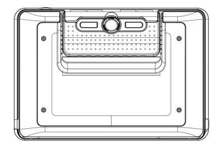 Knapper Compact 7 HD har følgende knapper: Åpne Ved å trykke på den hvite Åpne knappen plassert under skjermen, midt på enheten åpnes Compact 7 HD, og enheten slås på.