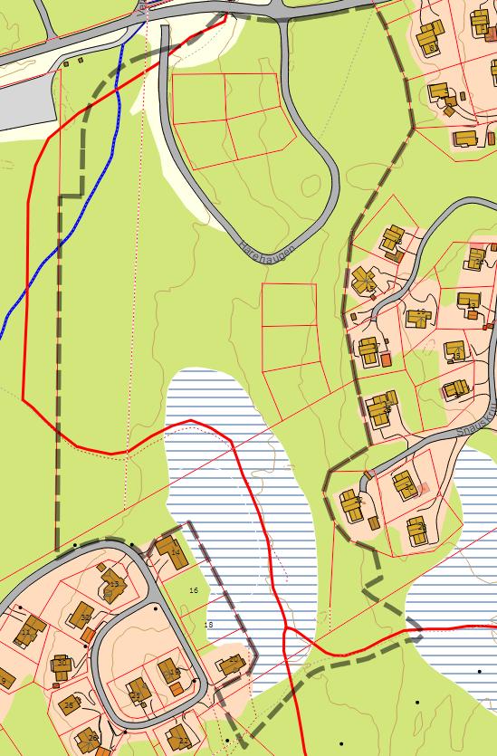 2.8 Friluftsliv Det er registrert ein trase for preparert skiløype gjennom planområdet.