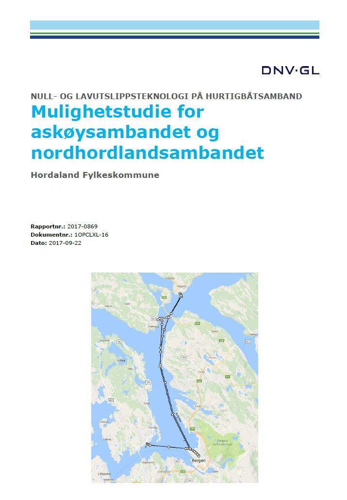 Bybåtsambanda Båtsamband står for vesentlege kostnader, klimapåverknad og lokale utslepp Utgreiing 2017 av