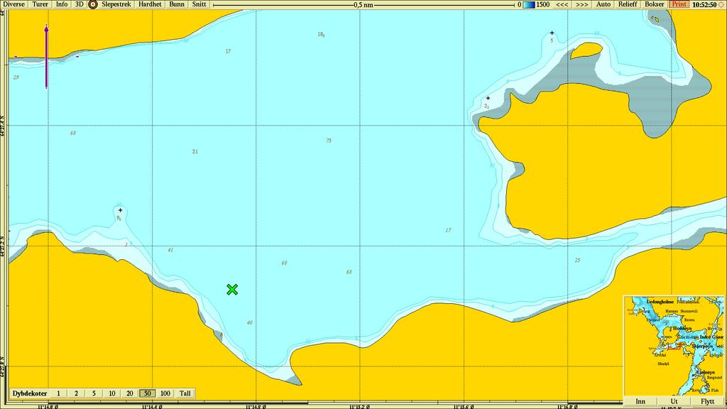 Strømmålingene ble foretatt i perioden 15.08 14.09.2017. Rådata finnes oppbevart hos Aqua Kompetanse AS, og er tilgjengelig ved forespørsel. Figur 1: Oversiktskart over Namsenfjorden.