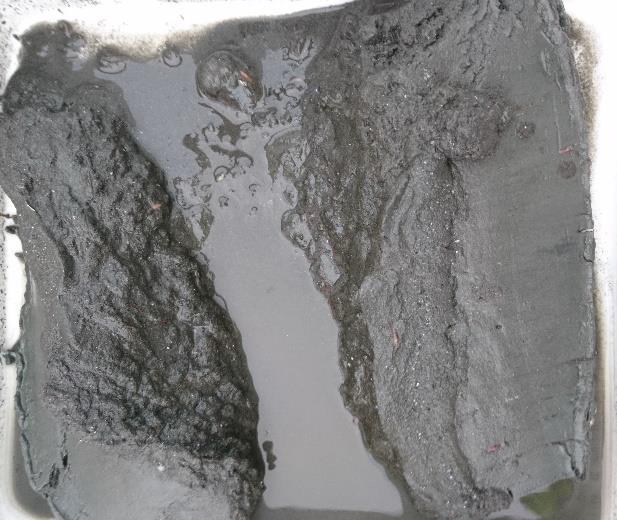 Figur B-16: Bilder som viser sedimentet fra stasjon