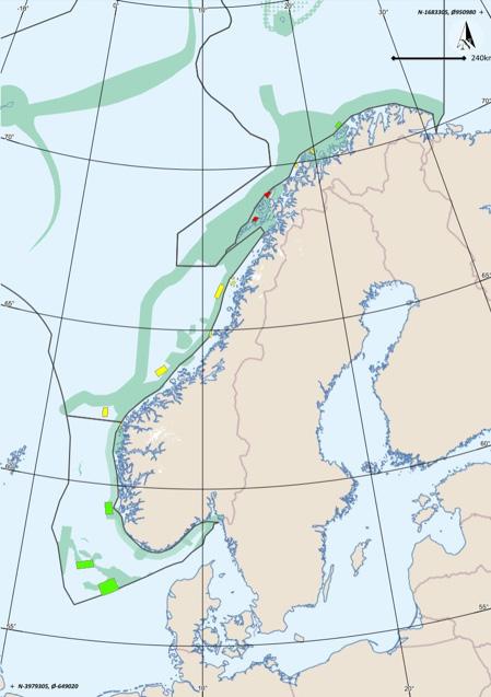 7. Mineralvirksomhet til havs 7.1 Havbunnsmineraler Norsk sokkel er ikke bare de grunne havområdene med olje og gass.