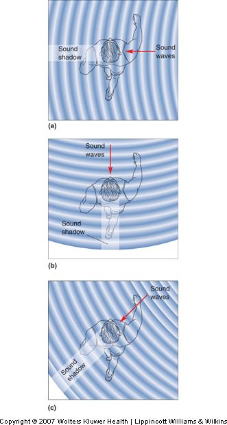 intensitetsforskjell (> 3 khz hos