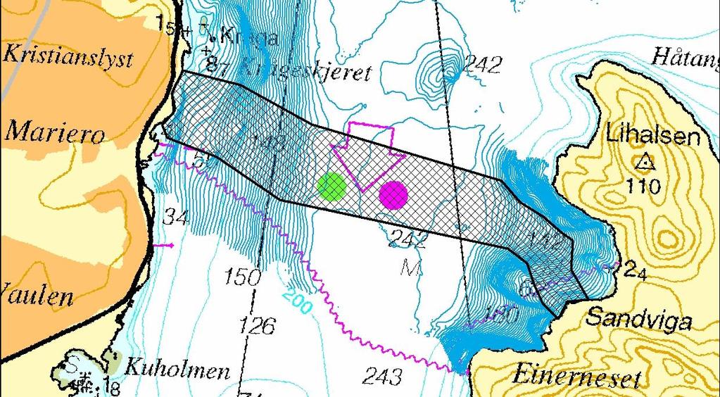 Det var her opprinnelig foreslått en løsning med sjøkabel gjennom Stora Stokkavatnet.