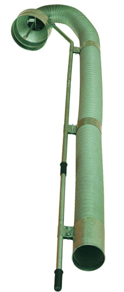 Galvanisert stålmunnstykke for avløpsrør, lengde 2600 mm n.a. 250 140 20801961 for vertikale rør n.a. 250 //200 20808861 Galvanized nozzle for vertical stacks n.