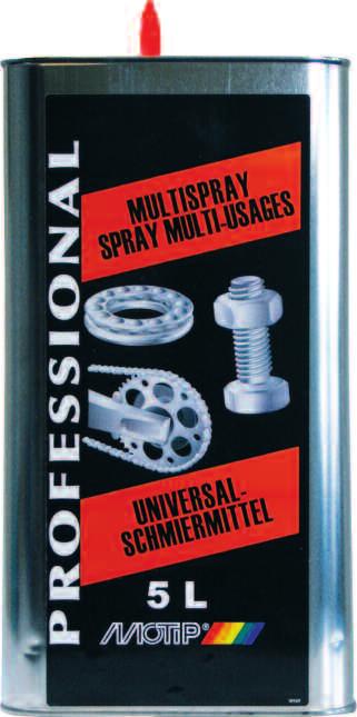 Motip Dupli tekniske aerosoler Multi Spray 5 liter Høy kvalitets universalolje for å smøre, beskytte og rense