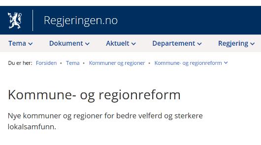 Vegnett i forandring Kommune- og