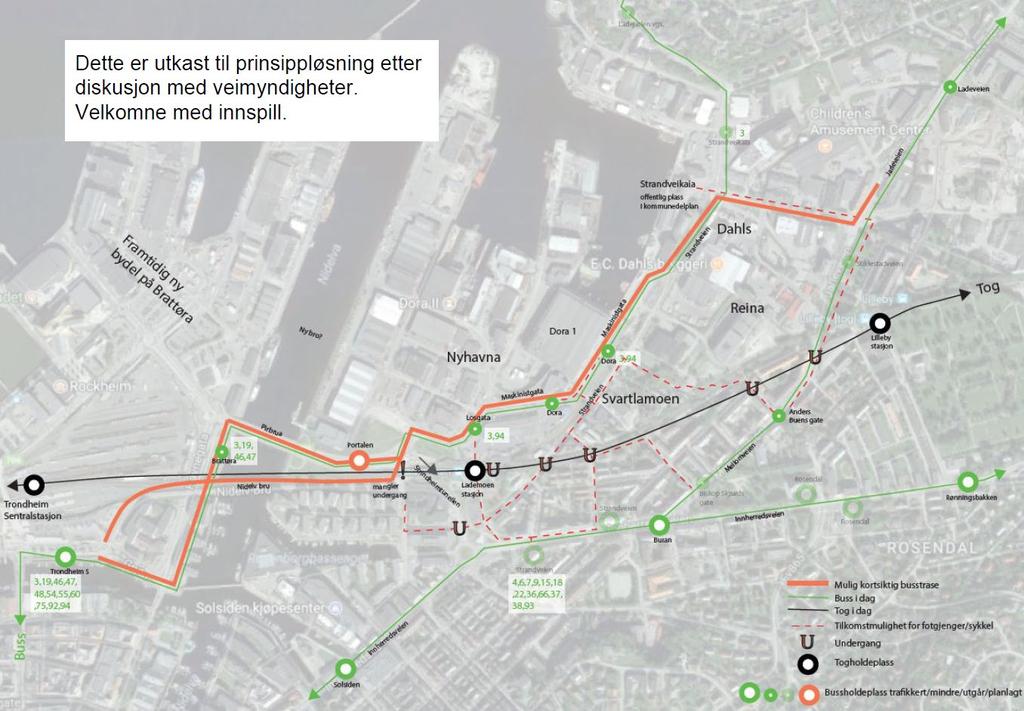 ANNET PLANARBEID SOM PÅGÅR I OMRÅDET KOLLEKTIVTRASÉ