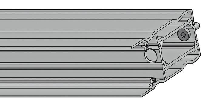 Montering av skyvepartier WG 25-50/WG62 eco VIKTIG INFORMASJON! Har du valgt partier til aluminiumsreisverket, skal disse monteres nå.