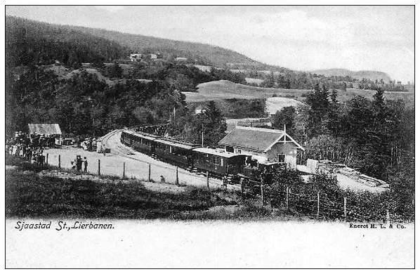 Nr 167 Nr 169 Nr 172 247: Lierbanen, 1906 (Pålydende kr 10 000) En privat sidebane til Drammenbanen som gikk fra Lier til Svangstrand ved