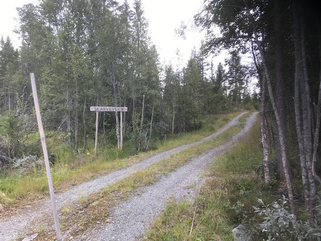 1 «Vardefjell» og «Langetjern» skilt fra Skarveveien Peker mot Verneområdet Beliggenhet: Begynnelsen av