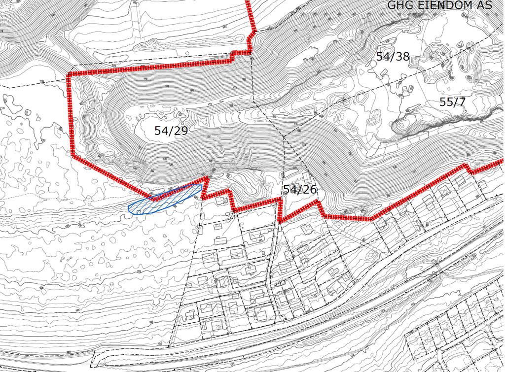 155288 Figur 10 Plassering av registrert kulturminne 155288. Mulige virkninger Reguleringen av uttaket vil ikke påvirke registrerte kulturminner eller kulturmiljø.