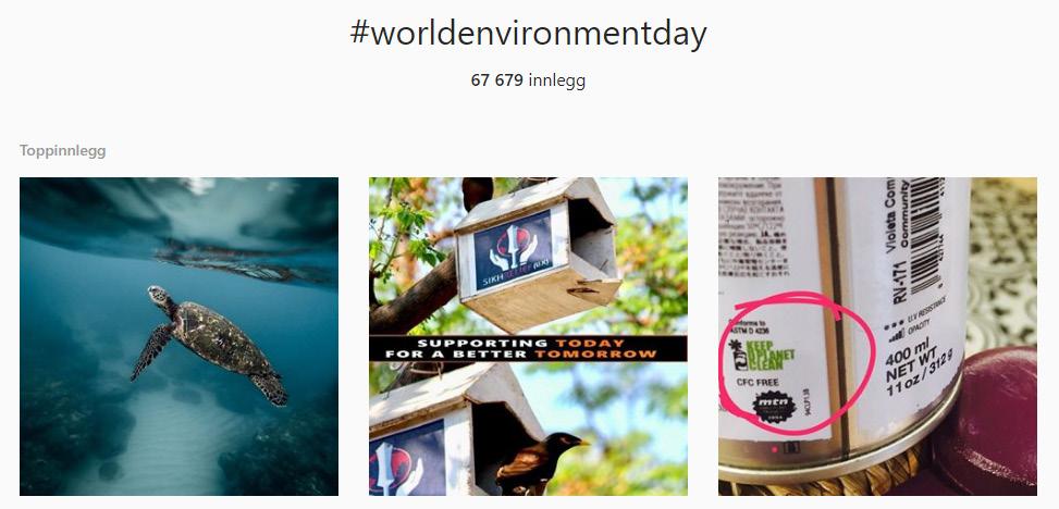 Innledning Mange lokallag i Senterpartiet har lang tradisjon for å markere Verdens Miljødag, enten på selve dagen 5. juni, eller helgen som faller nærmest.