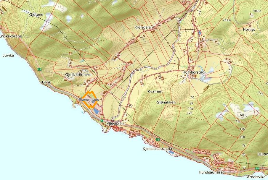 Nordplan side 2 av 7 Annonsert plangrense med