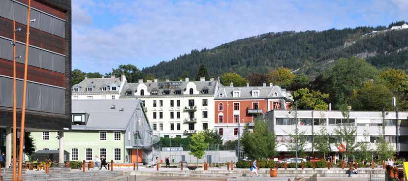 1. GÅBYEN Begrepet Gåbyen uttrykker hovedmålet for byutviklingen i Bergen: Vi skal skape et nettverk av kompakte senterområder, der innbyggerne har de fleste av hverdagens målpunkt innenfor